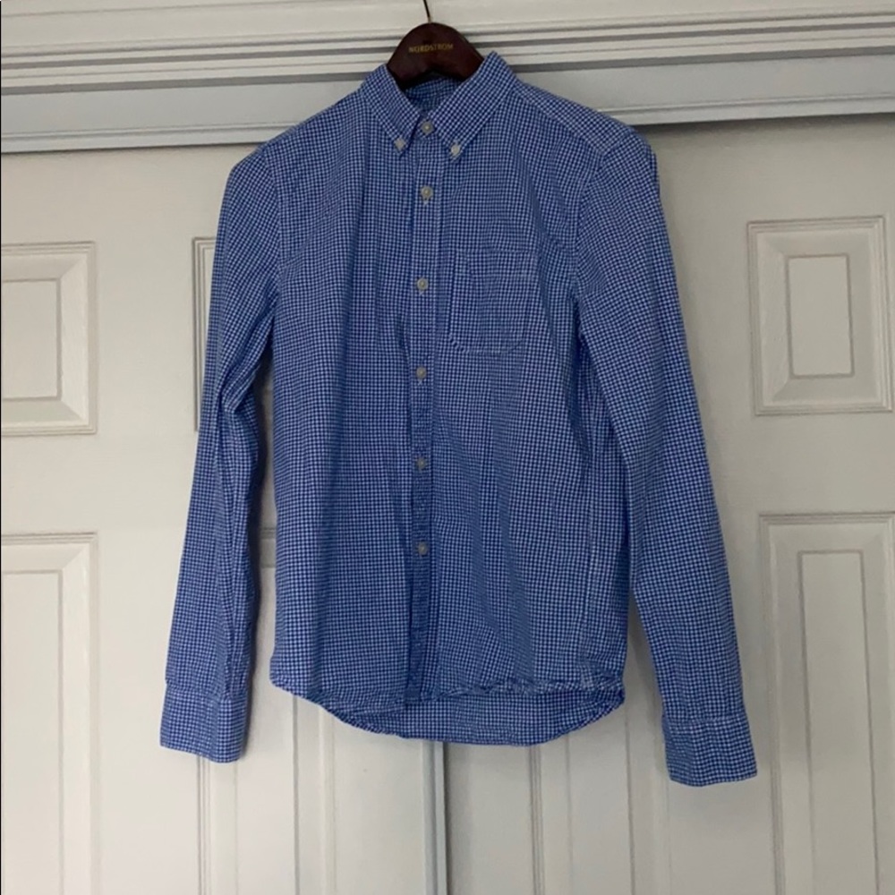 Abercrombie Kids size XL Button up Blue shirt